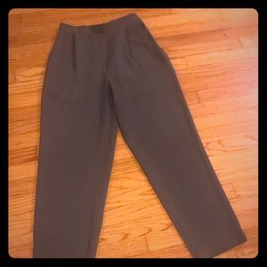 American apparel front pleated trousers